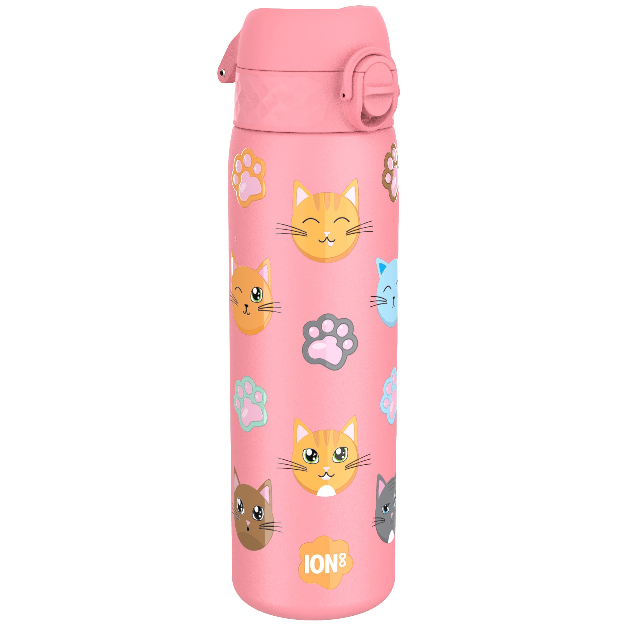 Paslanmaz Çelik İnce Suluk - Kediler - 600 ml - Sızdırmaz
