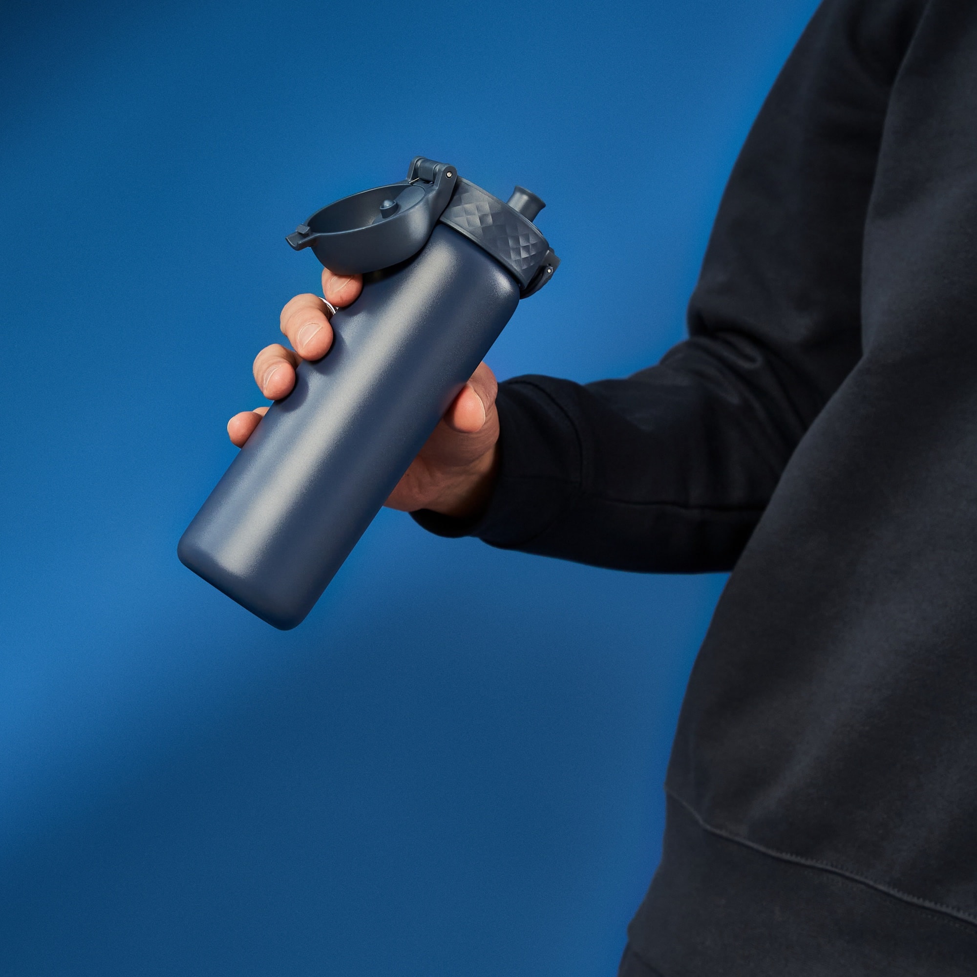 İnce Su Termosu - Lacivert - 500 ml - Sızdırmaz