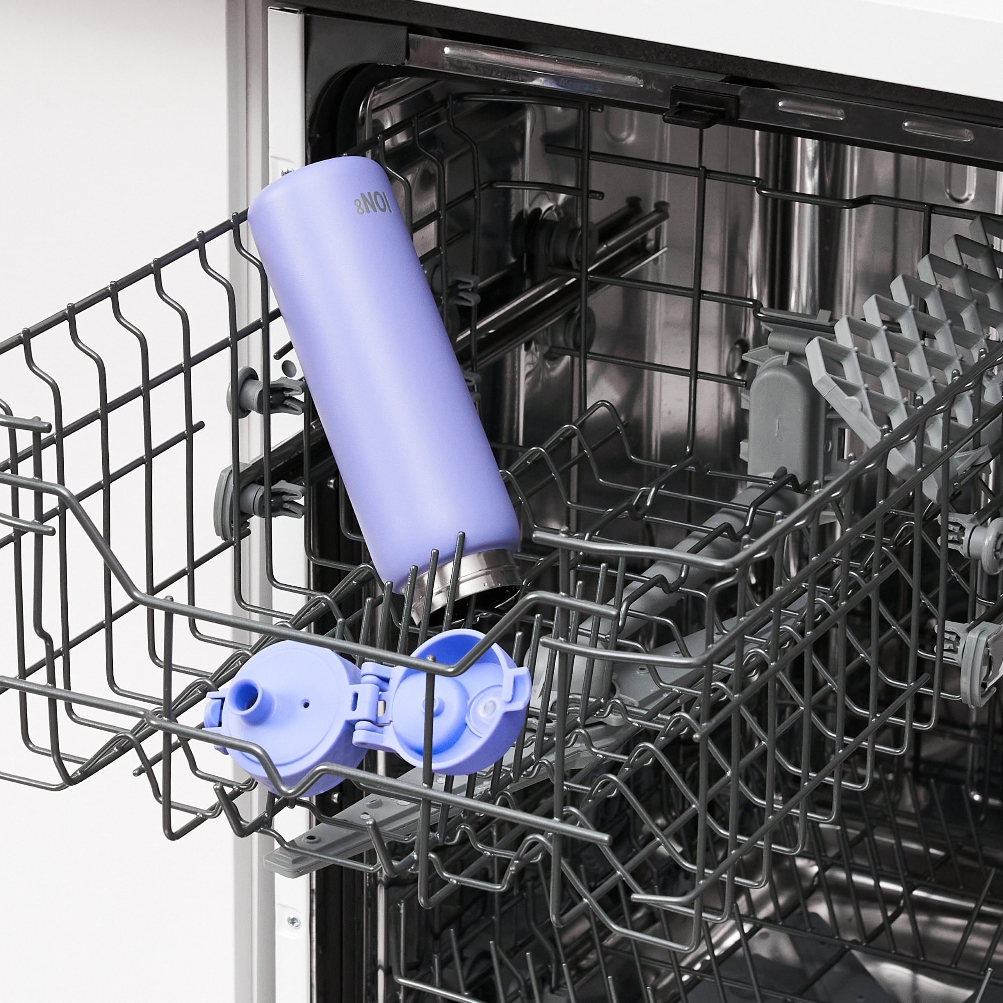 İnce Su Termosu - Açık Mor - 500 ml - Sızdırmaz